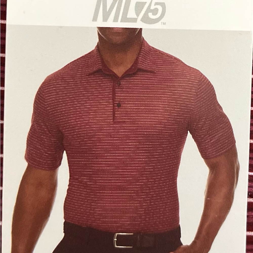 Greg Norman Golf Playdry ML75 Men’s Shirt 2XL NWT UPF 50 in Red
